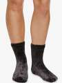 Thumbnail Gris Chaussettes - Velours 1