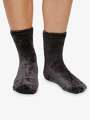Thumbnail Gris Chaussettes - Velours 4