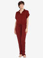 Thumbnail Marron Combipantalon - Camouflage 1