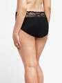 Thumbnail Noir Culotte haute - Culotte menstruelle 3