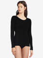 Thumbnail Noir Haut de pyjama - Alba 1