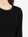 Thumbnail Noir Haut de pyjama - Alba 3