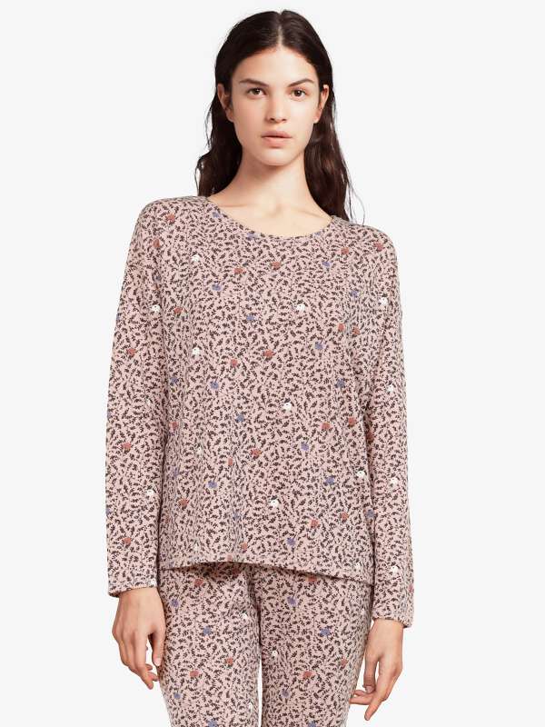 Rose Haut de pyjama - Camille 1