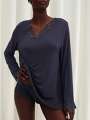 Thumbnail Bleu Haut de pyjama - Hera 1