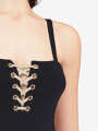 Thumbnail Noir Maillot 1 piece sans armature - Toscane 3