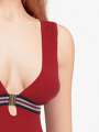 Thumbnail Rouge Maillot 1 pièce - Manille 3