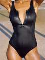 Thumbnail Noir Maillot 1 pièce sans armatures - Calvi 1