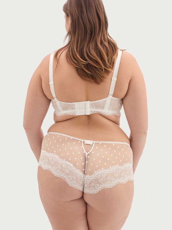 Shorty Darjeeling Simone Taille XL - Couleur Ivoire - Réf 07570S5 - Neuf Avec étiquettes