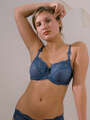 Thumbnail Bleu Soutien-gorge a armatures - Valentina 1