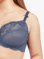 Thumbnail Bleu Soutien-gorge a armatures - Valentina 3