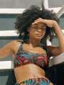 Thumbnail Noir Soutien-gorge Bandeau - Rainforest 1