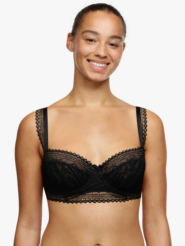 Noir Soutien-gorge corbeille - Alba 1