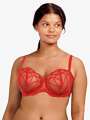 Thumbnail Rouge Soutien-gorge corbeille - Ambre 6