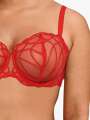 Thumbnail Rouge Soutien-gorge corbeille - Ambre 8