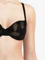 Thumbnail Noir Soutien-gorge corbeille - Aretha 3
