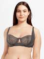 Thumbnail Gris Soutien-gorge corbeille - Cassandre 1
