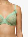 Thumbnail Vert Soutien-gorge corbeille - Christy 3