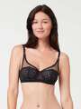 Thumbnail Noir Soutien-gorge corbeille - Claudia 1
