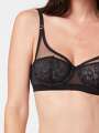 Thumbnail Noir Soutien-gorge corbeille - Claudia 3