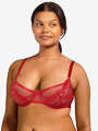 Thumbnail Rouge Soutien-gorge corbeille - Envoutante 6