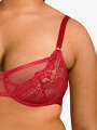 Thumbnail Rouge Soutien-gorge corbeille - Envoutante 9