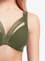 Thumbnail Vert Soutien-gorge corbeille - Gabrielle 3