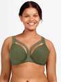 Thumbnail Vert Soutien-gorge corbeille - Gabrielle 6