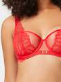 Thumbnail Rouge Soutien-gorge corbeille - Gigi 3