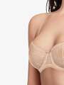 Thumbnail Beige Soutien-gorge corbeille - India 8