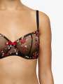 Thumbnail Rouge Soutien-gorge corbeille - India 4
