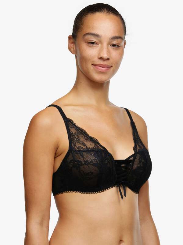 Noir Soutien-gorge corbeille - Margaret 1