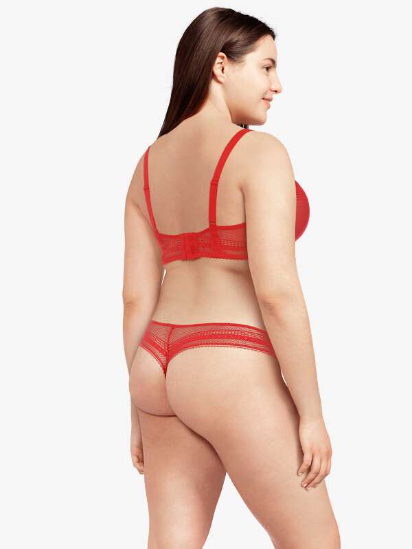 Rouge Soutien-gorge corbeille - Maxine 2