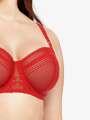 Thumbnail Rouge Soutien-gorge corbeille - Maxine 3