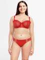 Thumbnail Rouge Soutien-gorge corbeille - Maxine 4