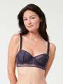 Thumbnail Bleu Soutien-gorge corbeille - Monica 1