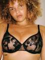 Thumbnail Noir Soutien-gorge corbeille - Renée 1