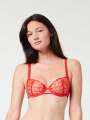 Thumbnail Rouge Soutien-gorge corbeille - Silvia 1