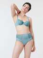 Thumbnail Vert Soutien-gorge corbeille - Soline 4