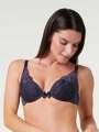 Thumbnail Bleu Soutien-gorge push-up - Valentina 1