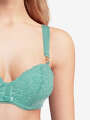 Thumbnail Bleu Soutien-gorge rembourré - Manavi 3