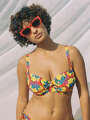 Thumbnail Rouge Soutien-gorge rembourrés foulards - Mayombe 1