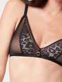Thumbnail Noir Soutien-gorge sans armature - Claudia 3