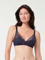 Thumbnail Bleu Soutien-gorge sans armature - Monica 1