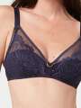 Thumbnail Bleu Soutien-gorge sans armature - Monica 3