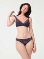 Thumbnail Bleu Soutien-gorge sans armature - Monica 4