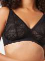 Thumbnail Noir Soutien-gorge sans armature - Saskia 3