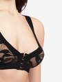Thumbnail Noir Soutien-gorge sans armatures - Nella 7