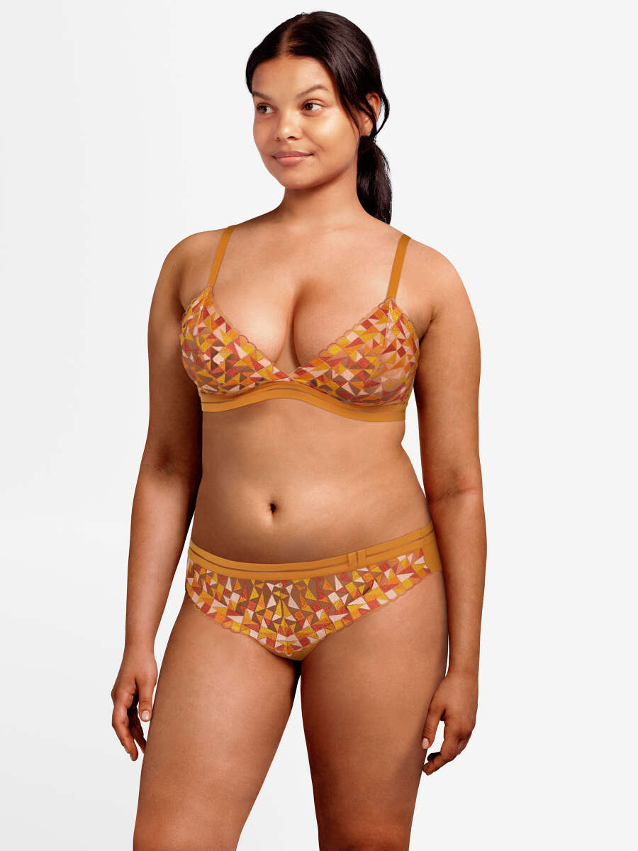 Soutien-gorge sans armatures - Patti Jaune | Darjeeling