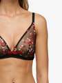 Thumbnail Rouge Soutien-gorge triangle - India 4
