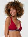 Thumbnail Rouge Soutien-gorge triangle - Manille 1